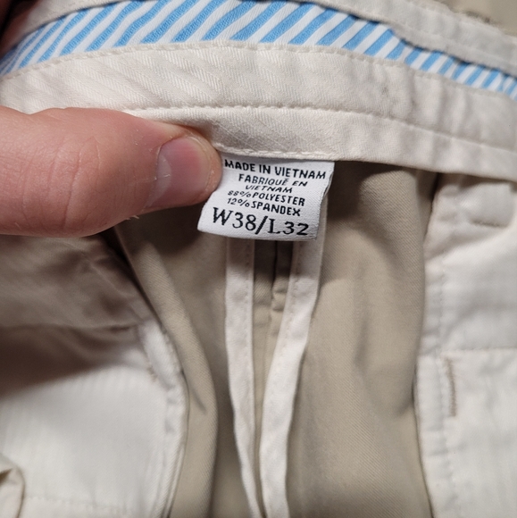 FootJoy FJ Performance PantsMens Size 38x32 Khaki - Picture 3 of 3